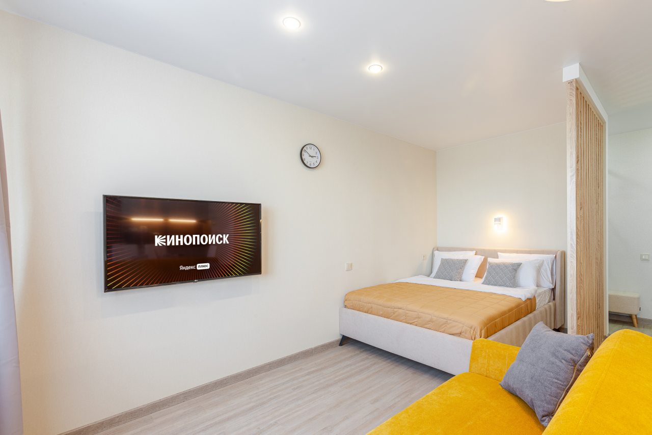 Люкс (Апартаменты RentPlaza в ЖК Логика с видом на город), Апартаменты RentPlaza 4 проезд 67