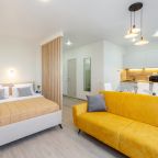 Люкс (Апартаменты RentPlaza в ЖК Логика с видом на город), Апартаменты RentPlaza 4 проезд 67