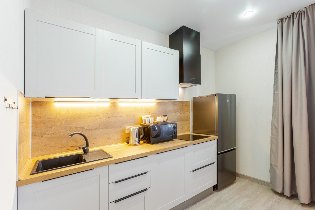 Люкс (Апартаменты RentPlaza в ЖК Логика с видом на город), Апартаменты RentPlaza 4 проезд 67