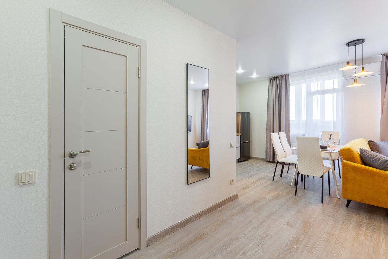 Люкс (Апартаменты RentPlaza в ЖК Логика с видом на город), Апартаменты RentPlaza 4 проезд 67