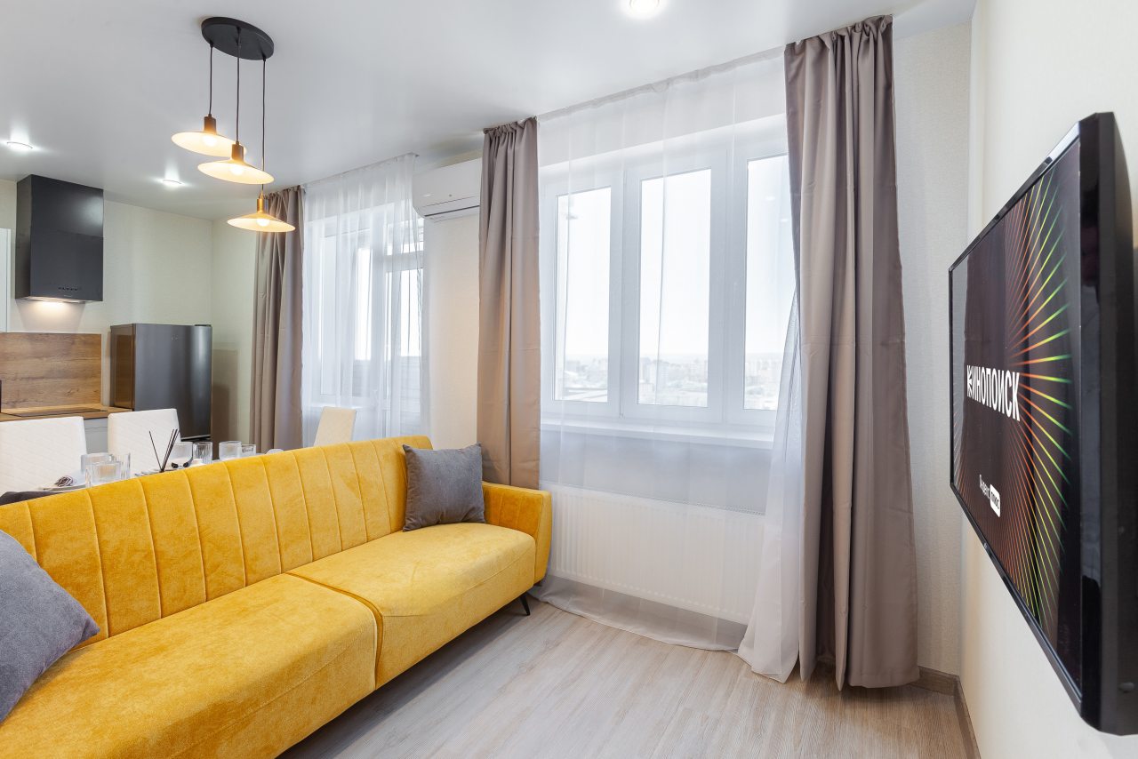 Люкс (Апартаменты RentPlaza в ЖК Логика с видом на город), Апартаменты RentPlaza 4 проезд 67