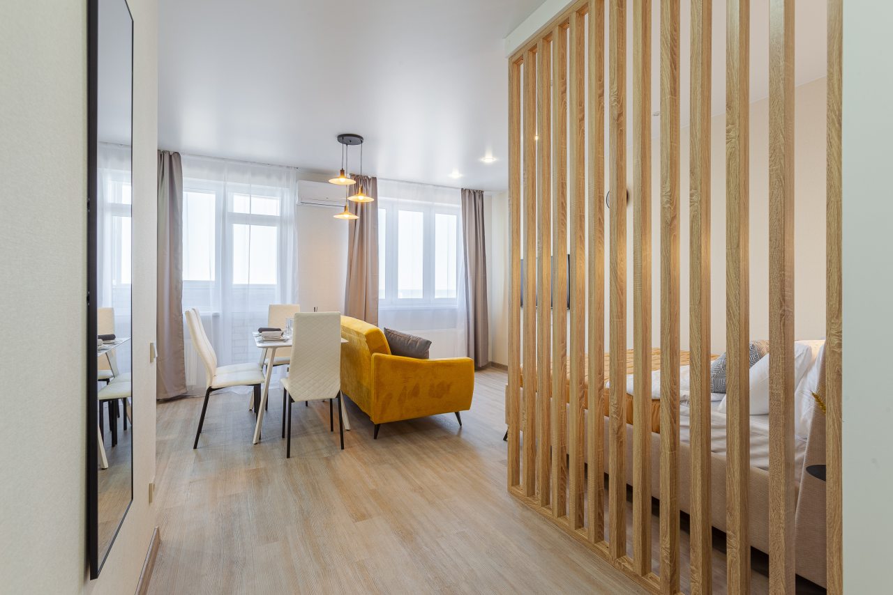 Люкс (Апартаменты RentPlaza в ЖК Логика с видом на город), Апартаменты RentPlaza 4 проезд 67