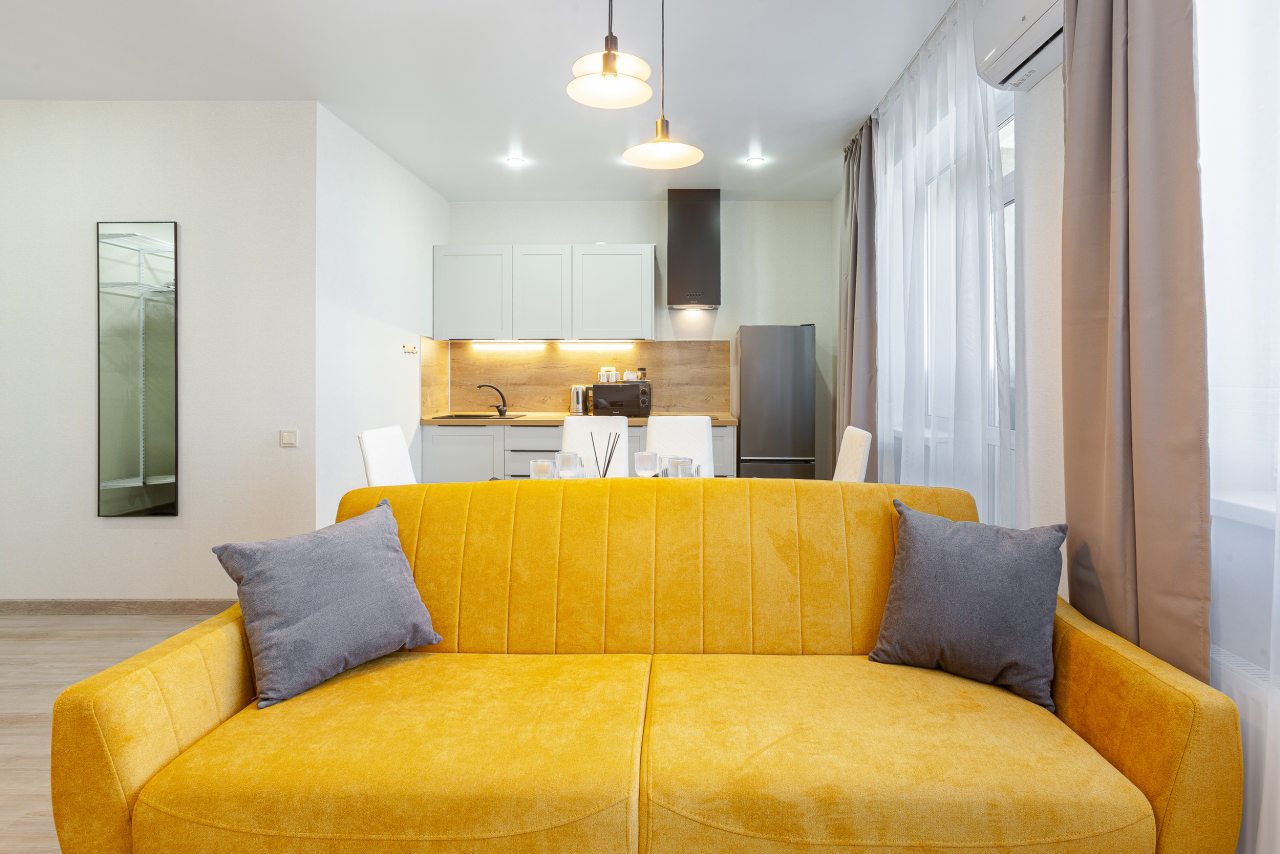 Люкс (Апартаменты RentPlaza в ЖК Логика с видом на город), Апартаменты RentPlaza 4 проезд 67