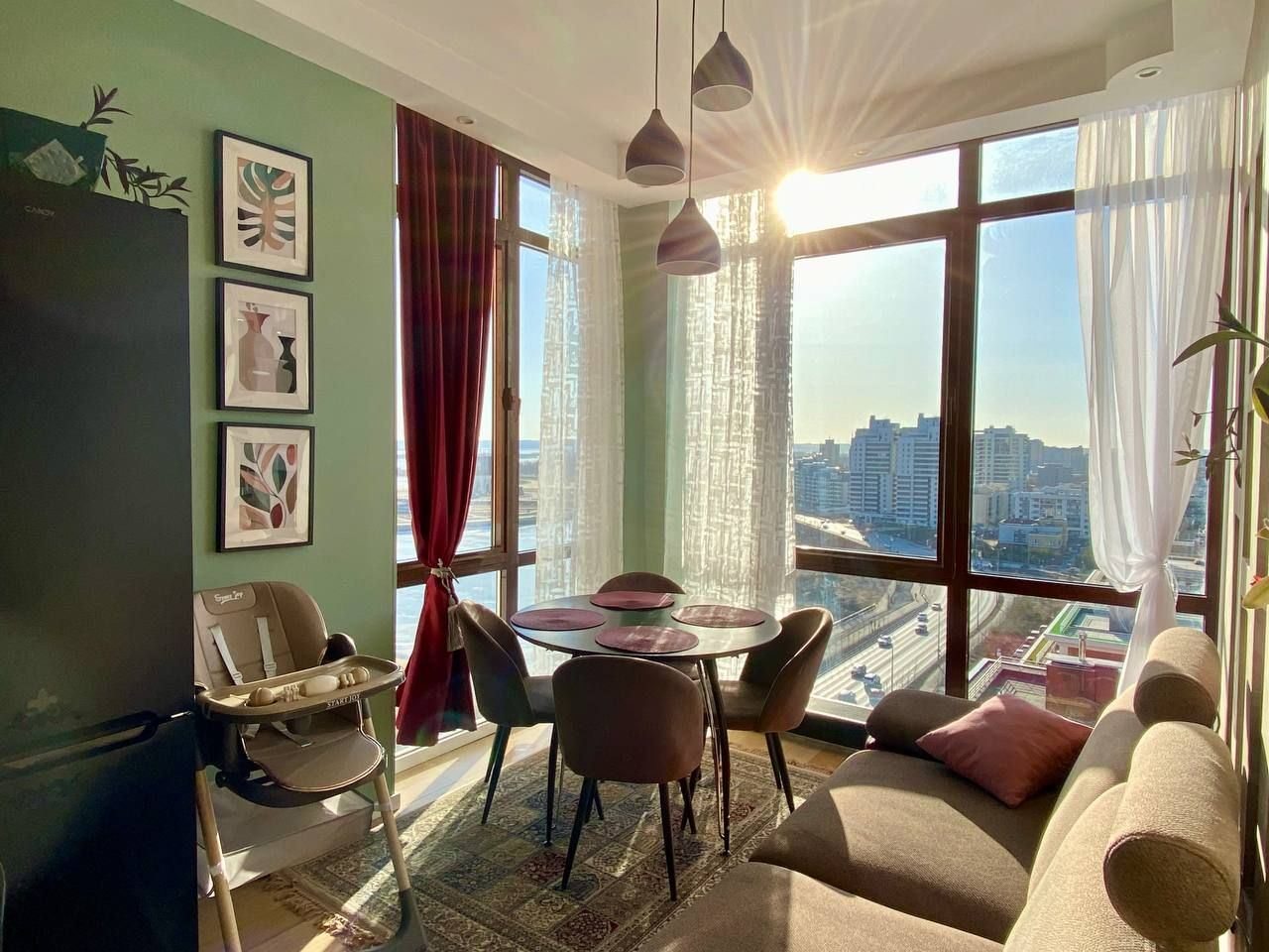 Двухместный (Элитные видовые апартаменты), Элитные 2к апартаменты с видом на Казанку и Кремль