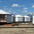 Вид на горы, Отель Юрты Жемчуг