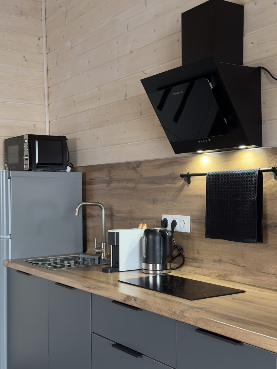 Дом (Малый с сауной / без животных), База отдыха Бережок