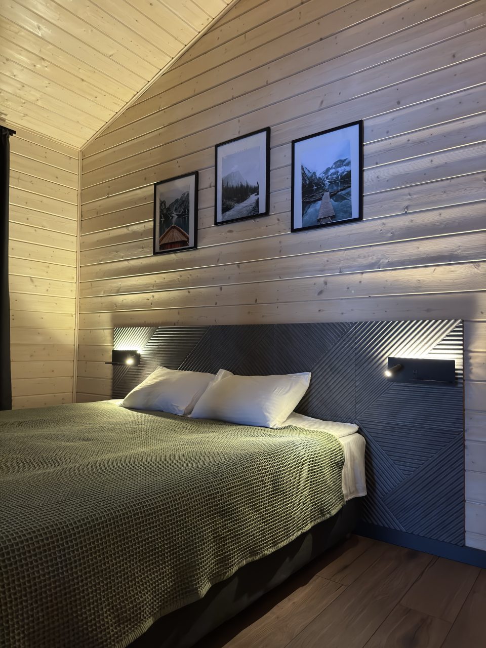 Дом (Малый с сауной / без животных), База отдыха Бережок