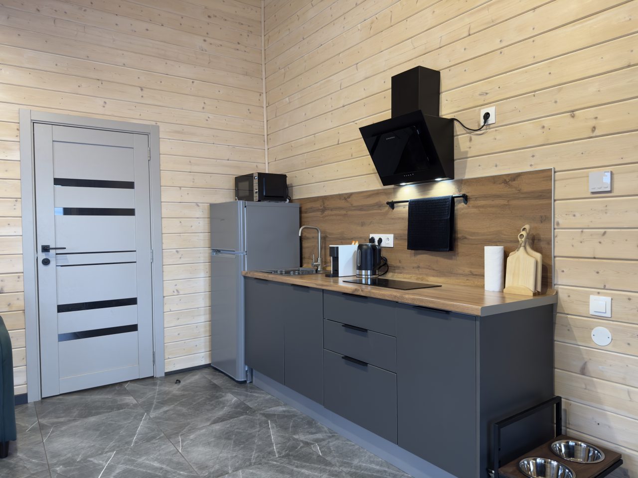 Дом (Малый с сауной / без животных), База отдыха Бережок