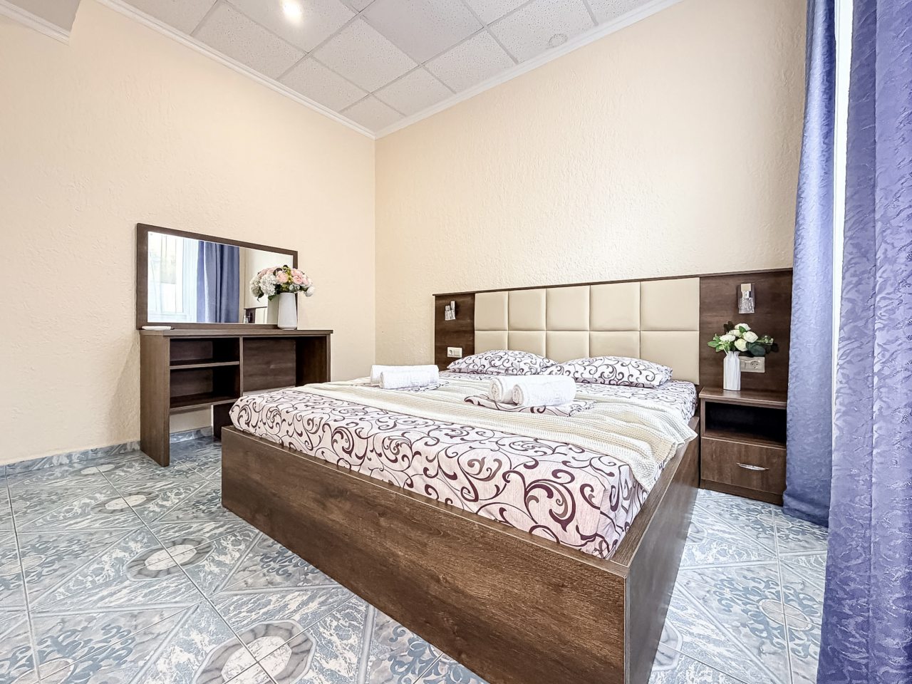 Двухместный (Стандартный номер с двуспальной кроватью), Гостевой дом Астери