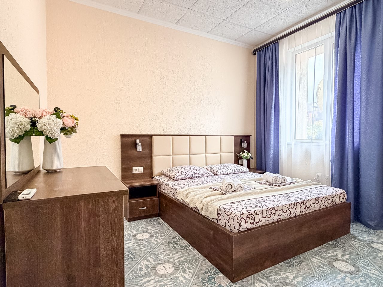 Двухместный (Стандартный номер с двуспальной кроватью), Гостевой дом Астери