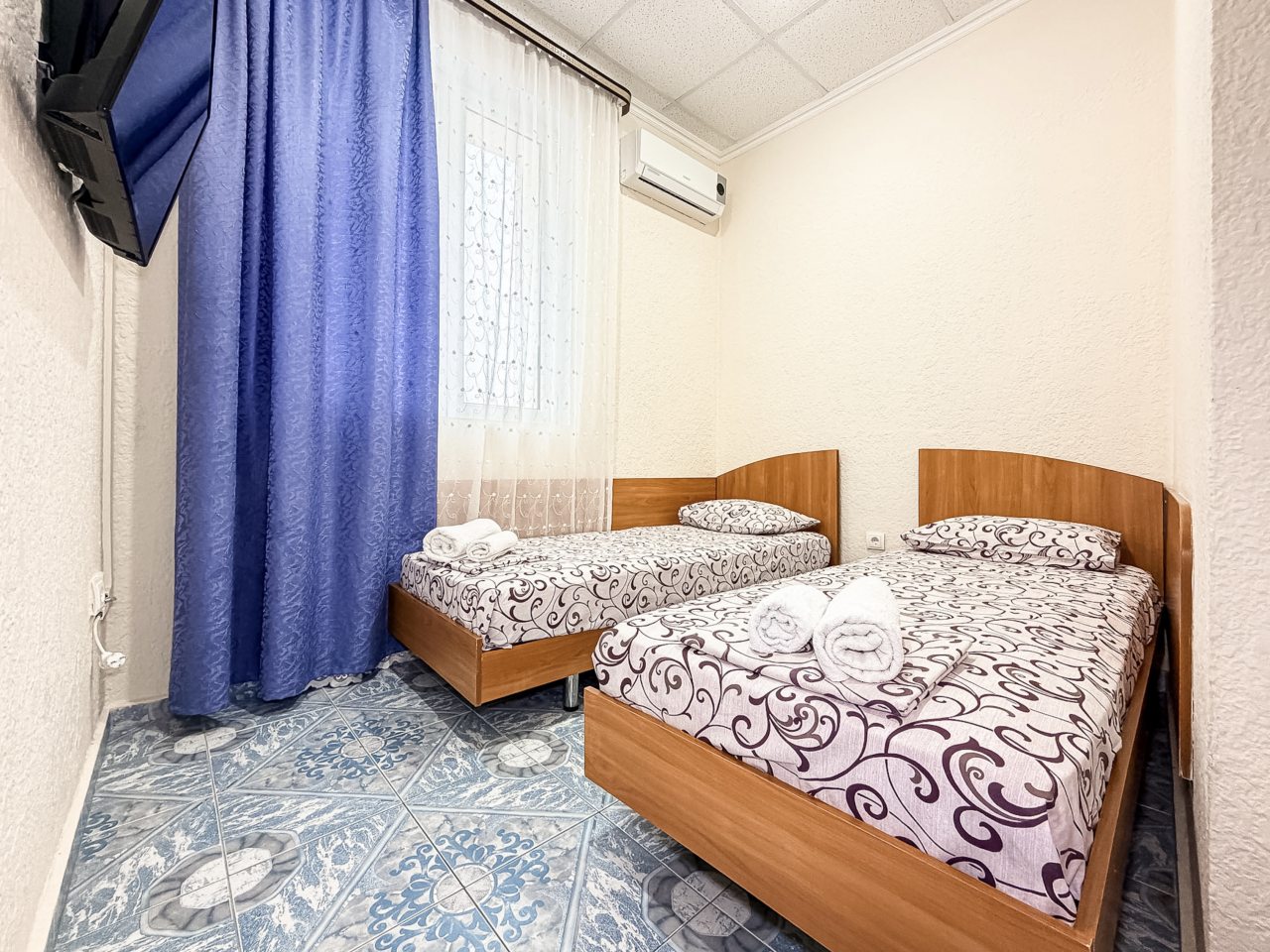 Двухместный (Стандартный номер с двумя односпальными кроватями), Гостевой дом Астери