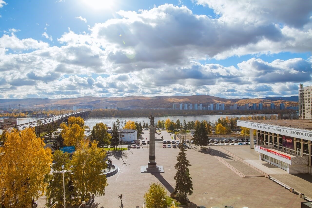 Люкс (Делюкс с видом на Енисей), Гостиница Красноярск