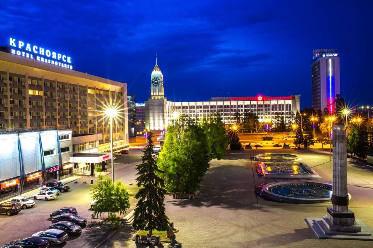 Парковка, Гостиница Красноярск