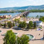 Панорамный вид, Гостиница Красноярск
