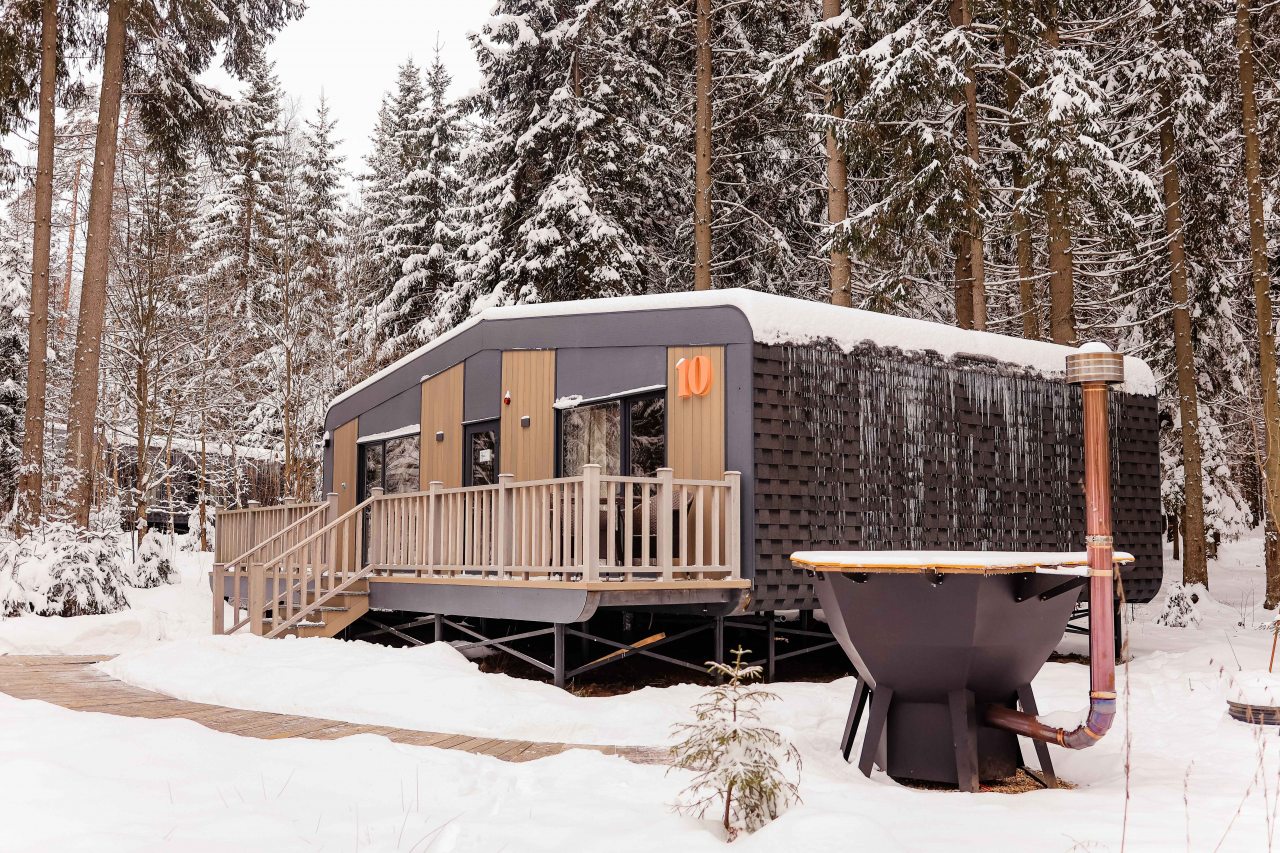 Дом (ВДОХНОВЕНИЕ входит лесная ванна), Лесной отель НЕШАЛАШИ