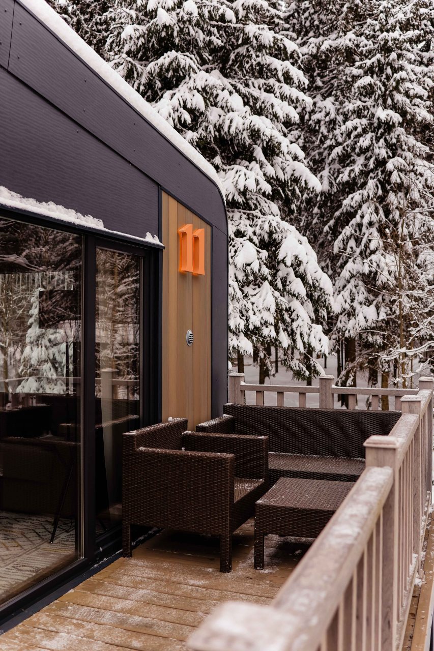 Дом (ПРОЦВЕТАНИЕ входит лесная ванна), Лесной отель НЕШАЛАШИ