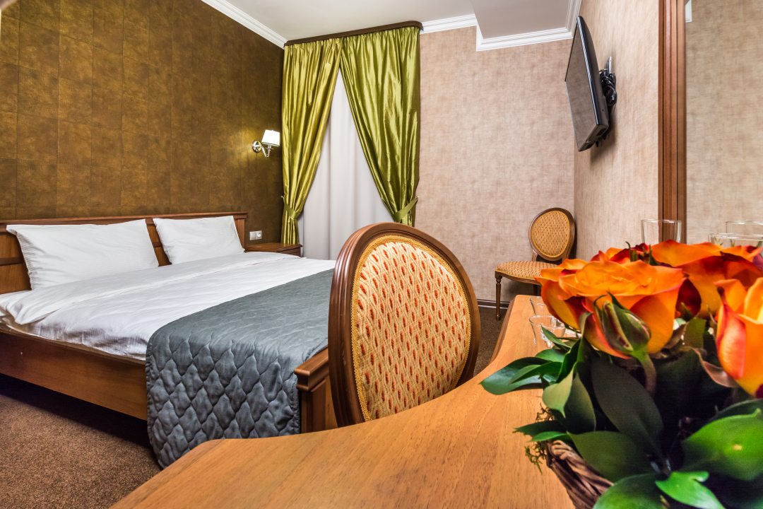 Двухместный (Стандартный двухместный номер с 1 кроватью) гостиницы Погости на Тульской, Москва