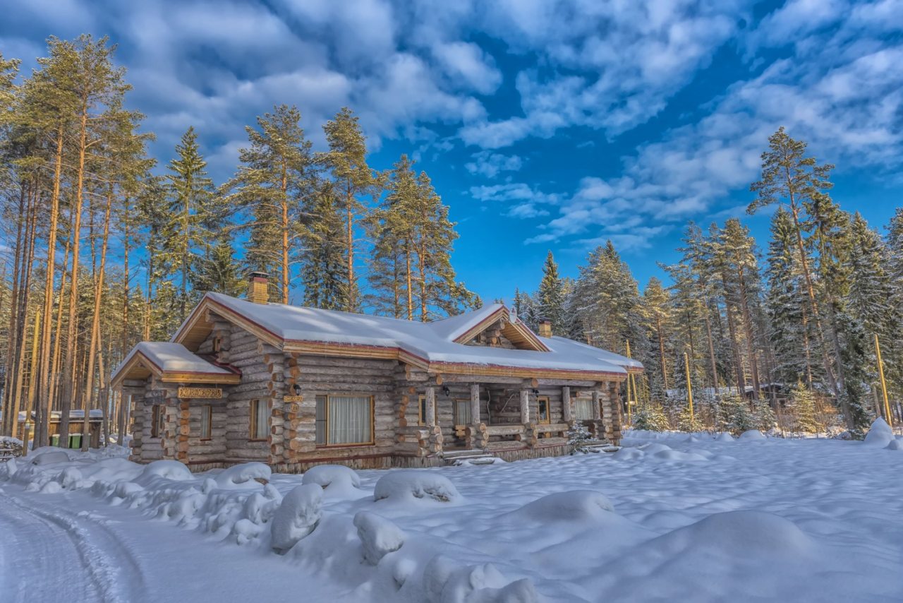 Коттедж (Маша и медведь вход №2), Апартаменты Медвежка в Карелии