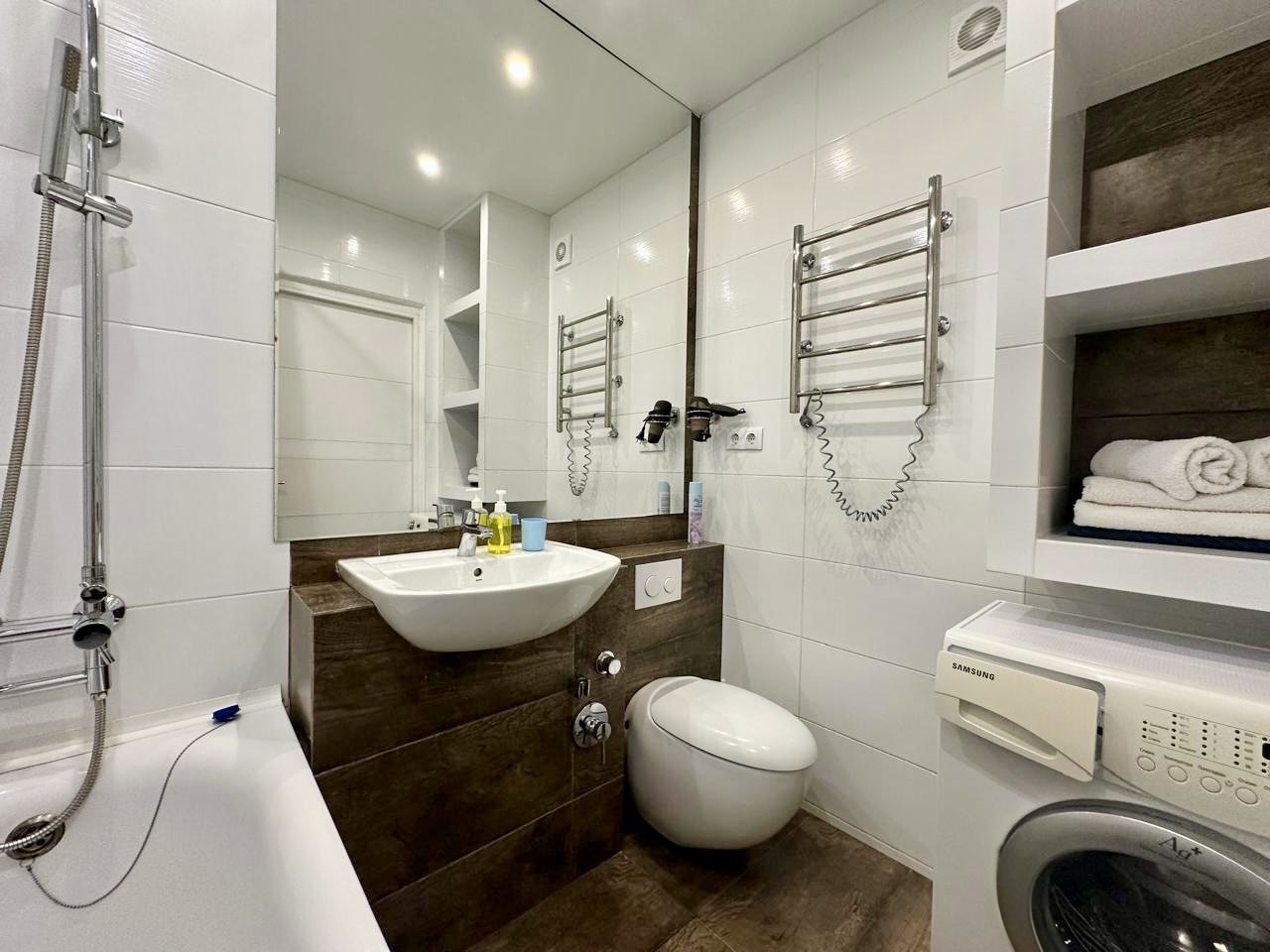 Ванная комната с феном