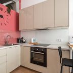 Кухня со всем необходимым, Апартаменты Comfort Life в Измайлово