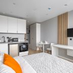 Двухместный (Myhome Yourhome,  в премиальном апарт-комплексе "25/7 Заневский номер Orange), Апартаменты Myhome Yourhome в апарт отеле 25/7 Заневский