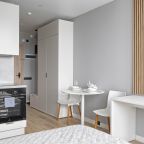 Двухместный (Myhome Yourhome,  в премиальном апарт-комплексе "25/7 Заневский номер Orange), Апартаменты Myhome Yourhome в апарт отеле 25/7 Заневский