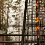 Панорамная терраса (27м²) с уличным обогревателем