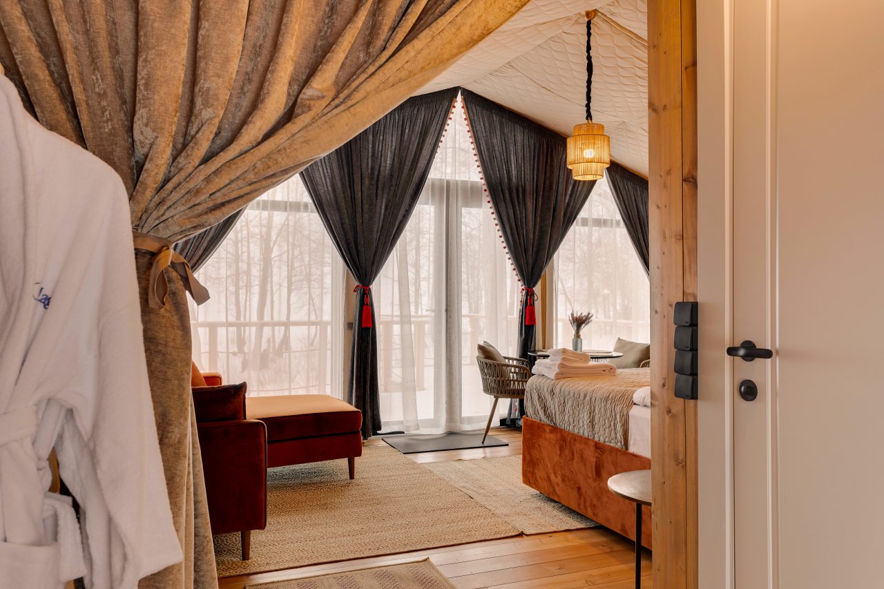 Дом (Лодж Лембо с ванной), Глэмпинг Лембо