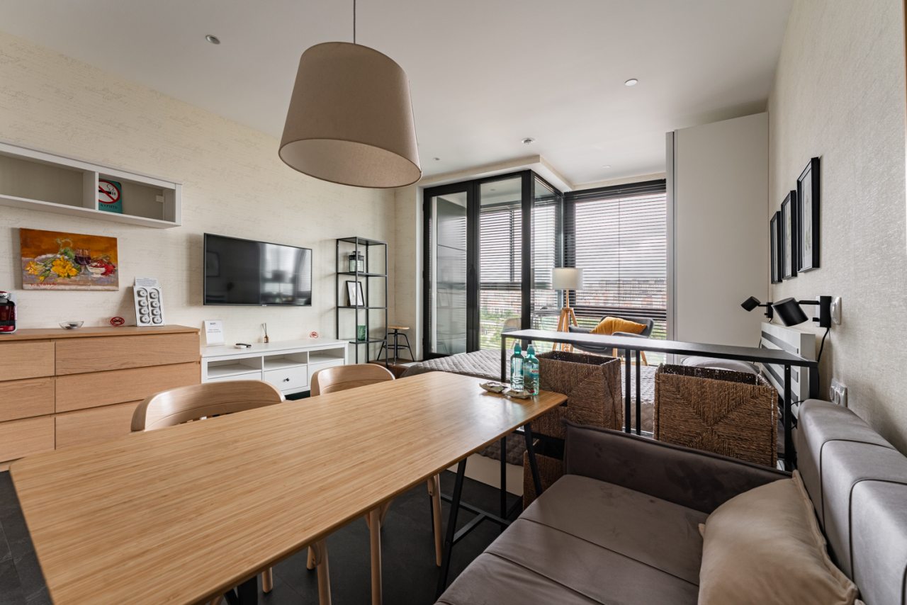 Трёхместный и более (Апартаменты ApartPro Delux на Ходынке), Квартира Видовая Delux на Ходынке