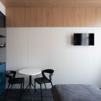 Двухместный (Студия с кухней с двумя односпальными кроватями), Отель GREENFEEL Stavropol