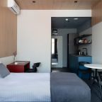 Двухместный (Студия с кухней с двумя односпальными кроватями), Отель GREENFEEL Stavropol