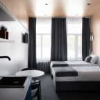 Двухместный (Студия с кухней с двумя односпальными кроватями), Отель GREENFEEL Stavropol