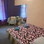 Двухкомнатный номер с двумя двуспальными кроватями