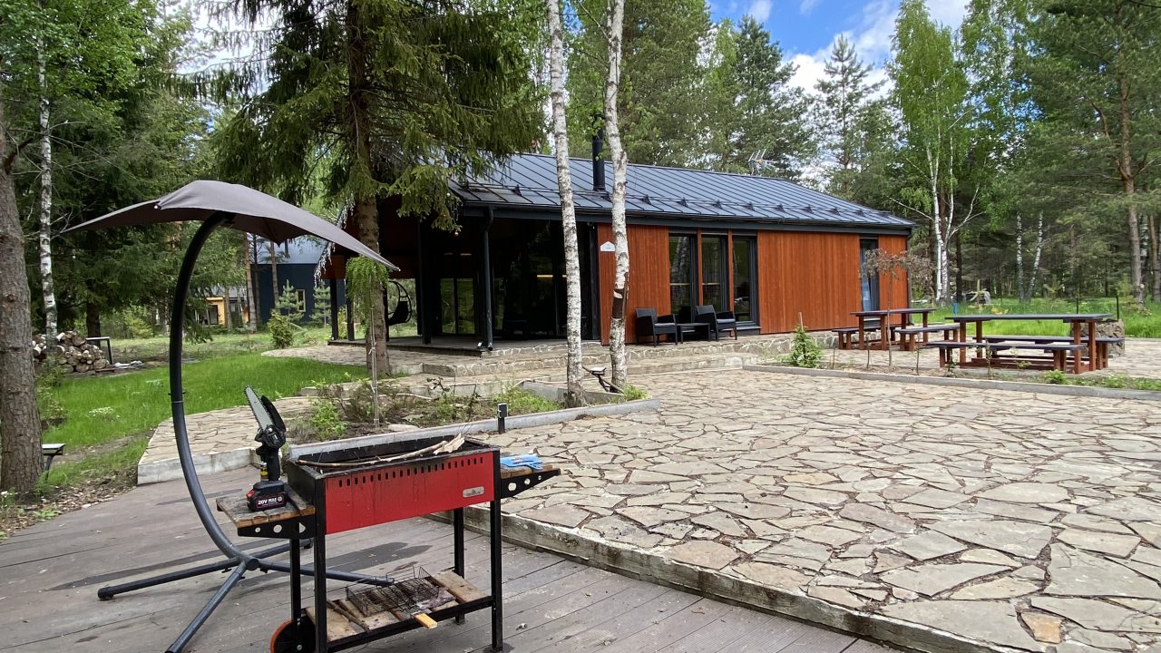 Коттедж (LATO-80 Sauna), Гостевой дом Домик в соснах