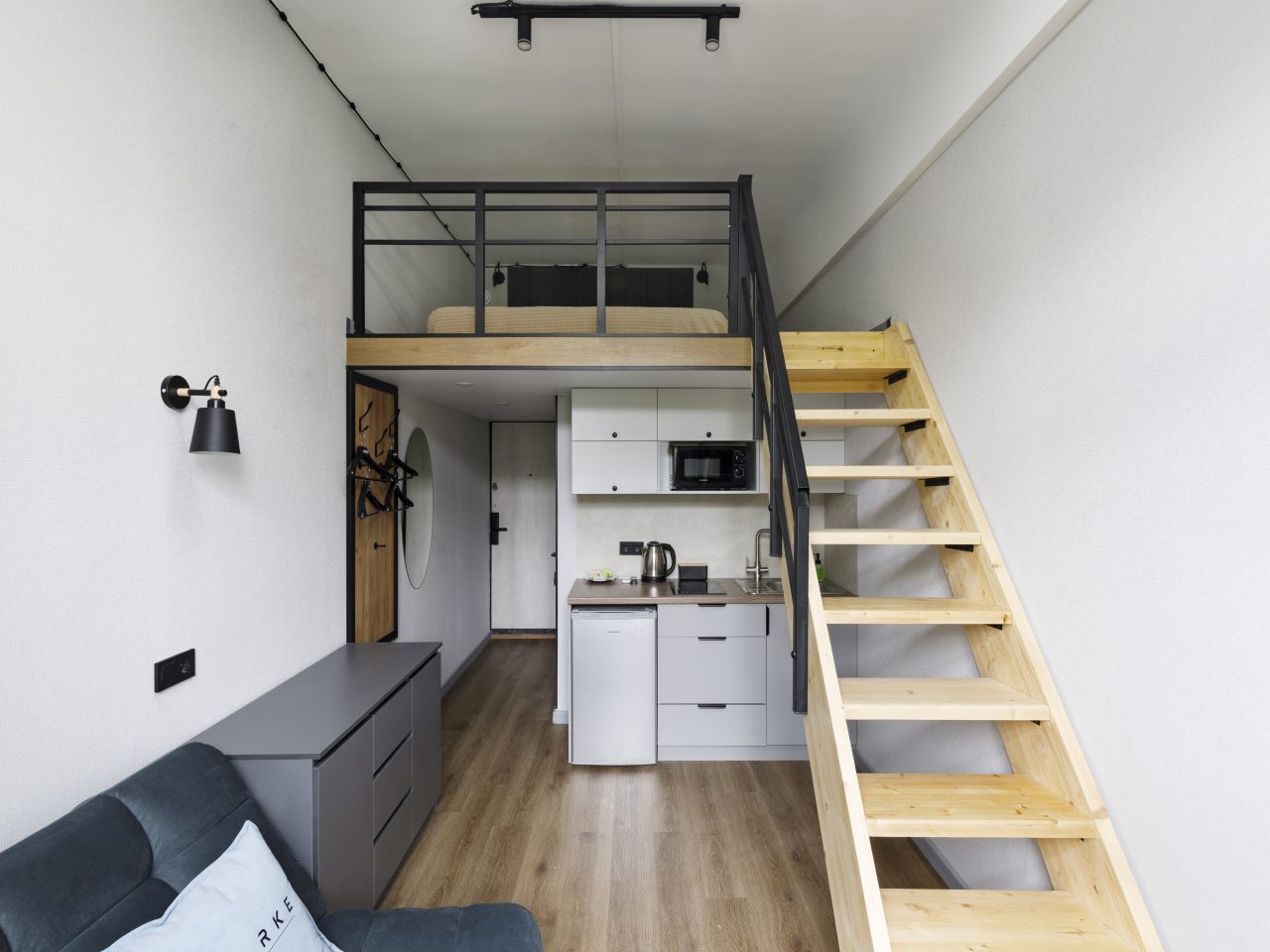 Четырехместный (Двухуровневый четырехместный Superior), Отель Norke Парковая