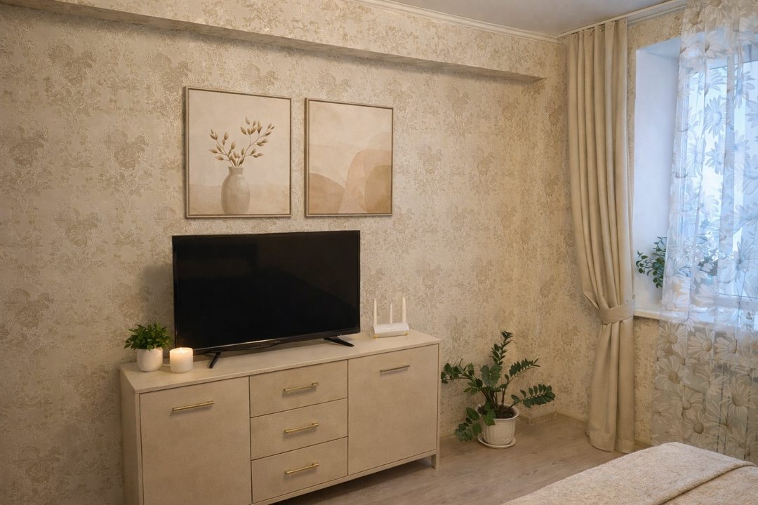 Четырехместный (Квартира), Апартаменты Домашний Очаг Комфорт на Четверых