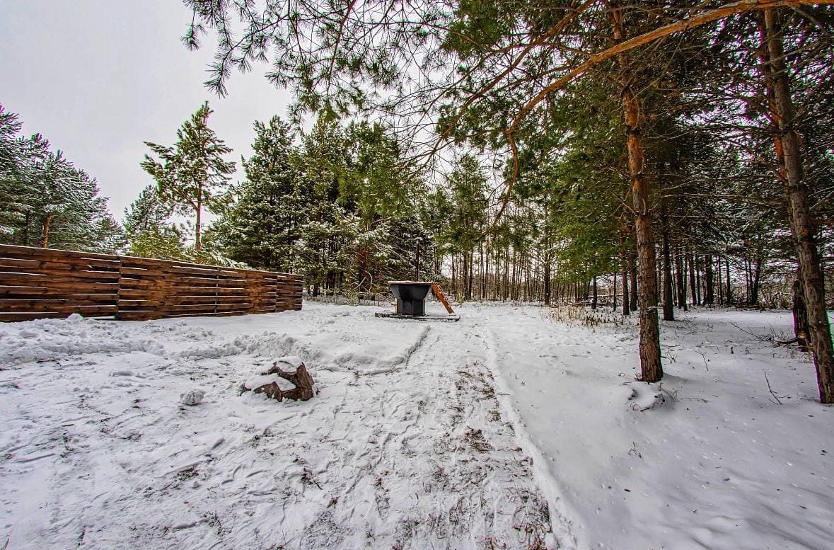 Коттедж (A-frame в сосновом лесу), Коттедж А-фрейм в сосновом лесу