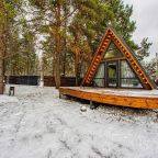 Коттедж (A-frame в сосновом лесу), Коттедж А-фрейм в сосновом лесу