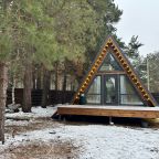 Коттедж (A-frame в сосновом лесу), Коттедж А-фрейм в сосновом лесу