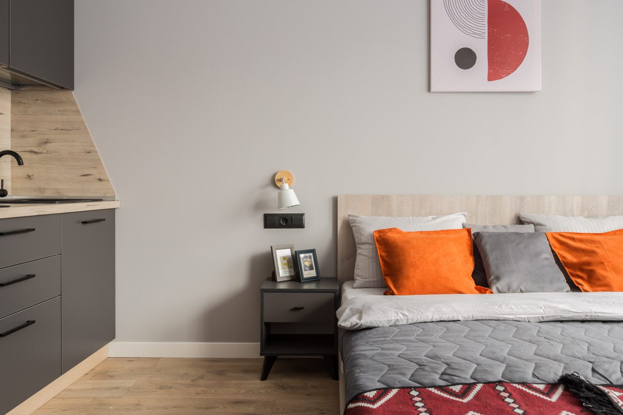 Студио (Студия для двоих), Апартаменты RentalSPb Студия в ЖК GloraX