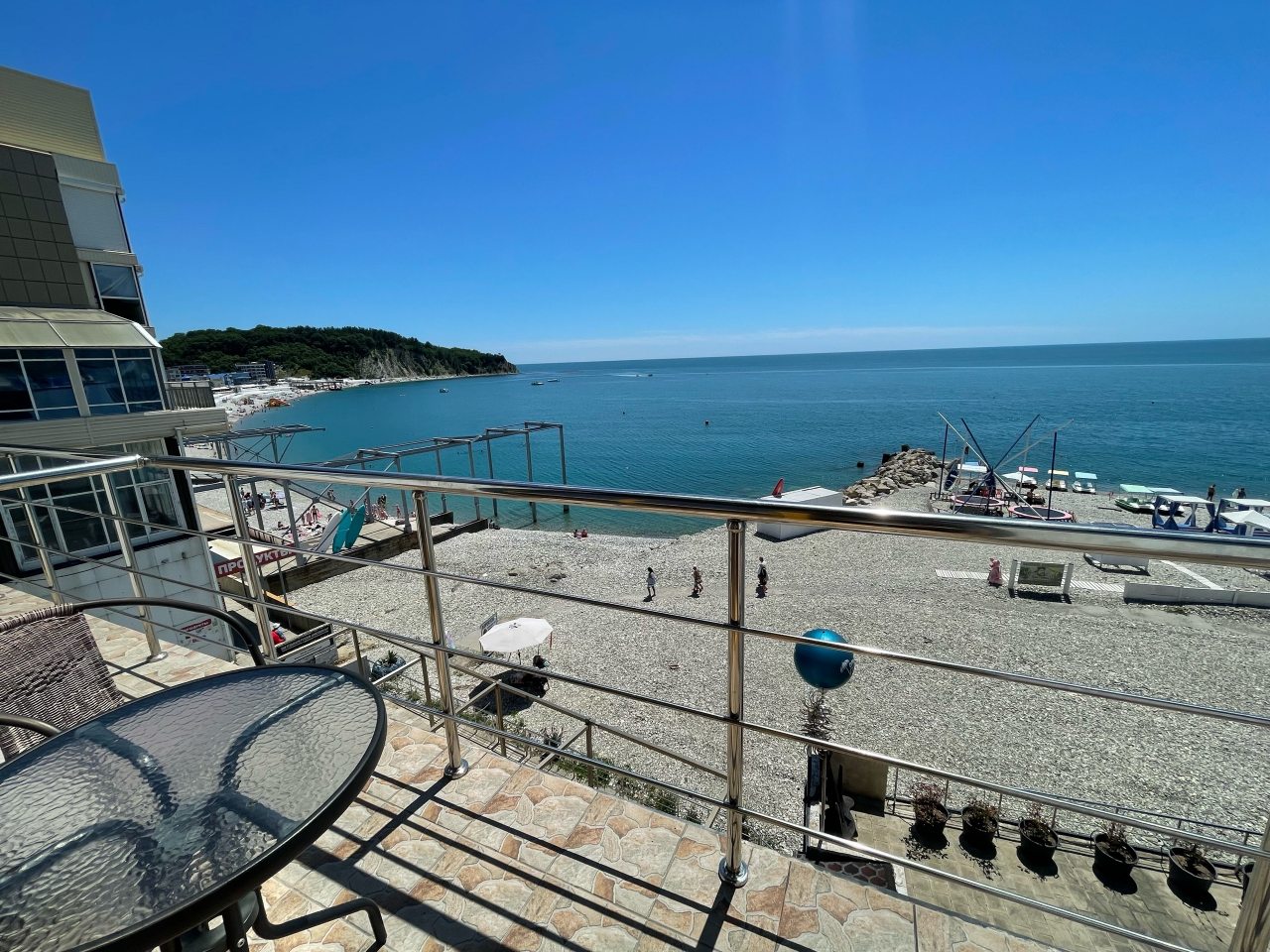 Апартаменты (С балконом с видом на море), Апарт-отель Русское Море