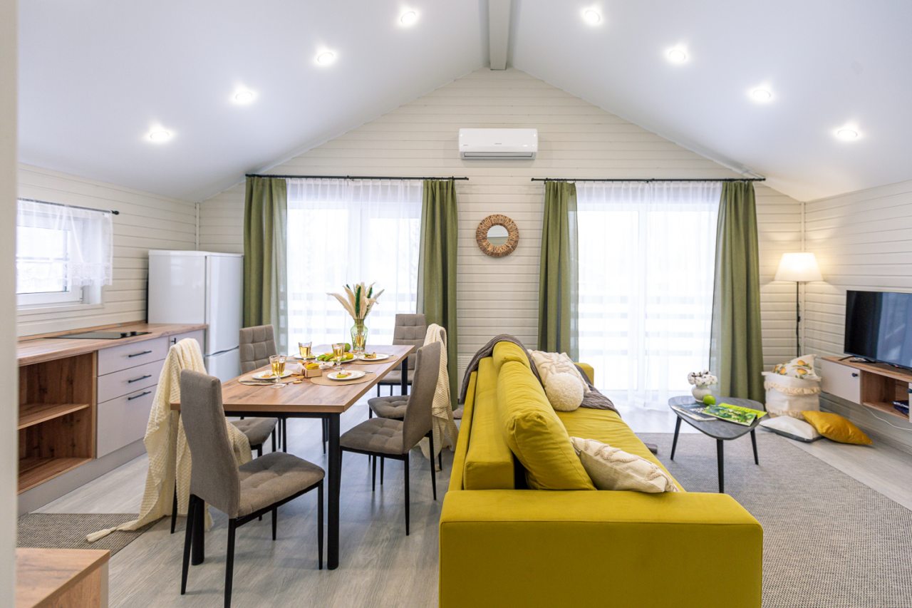 Коттедж (Лимонный), База отдыха FlatPoint