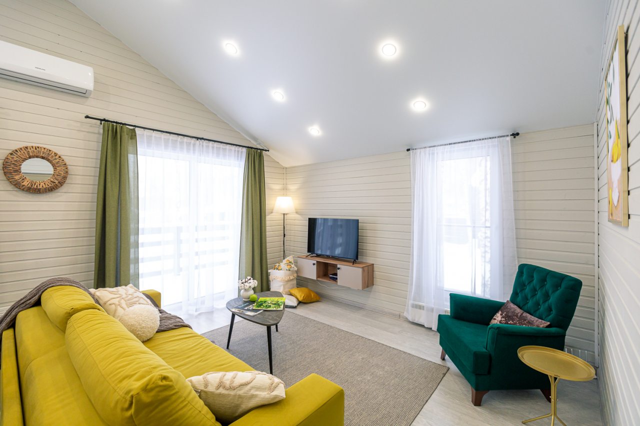 Коттедж (Лимонный), База отдыха FlatPoint