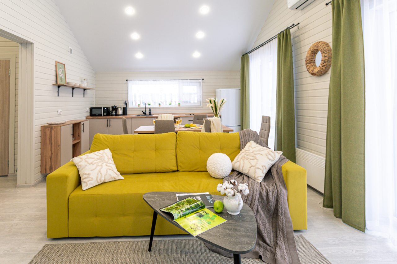 Коттедж (Лимонный), База отдыха FlatPoint