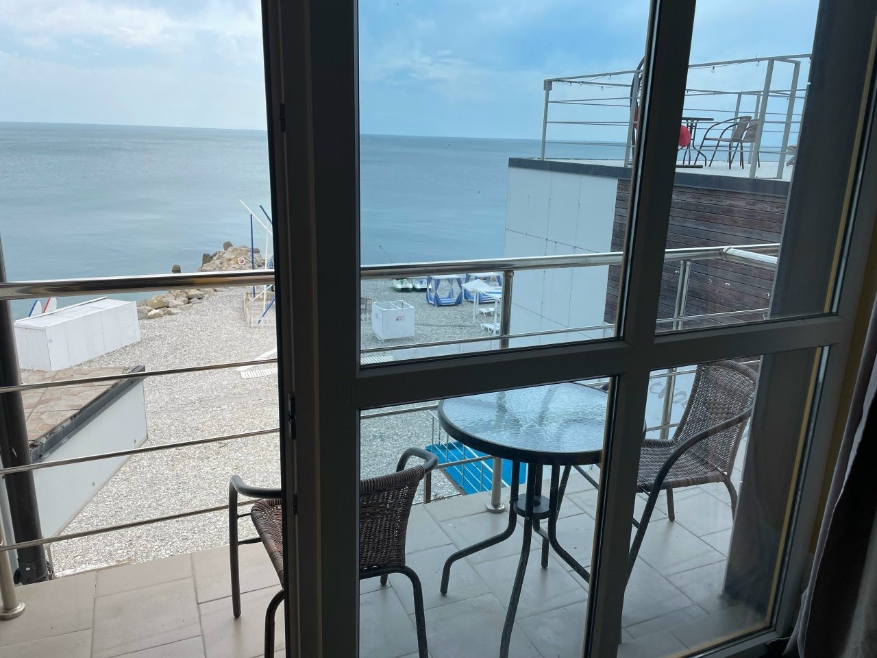 Люкс (Двухэтажный с балконом с видом на море), Гостевой дом ЛаСкала