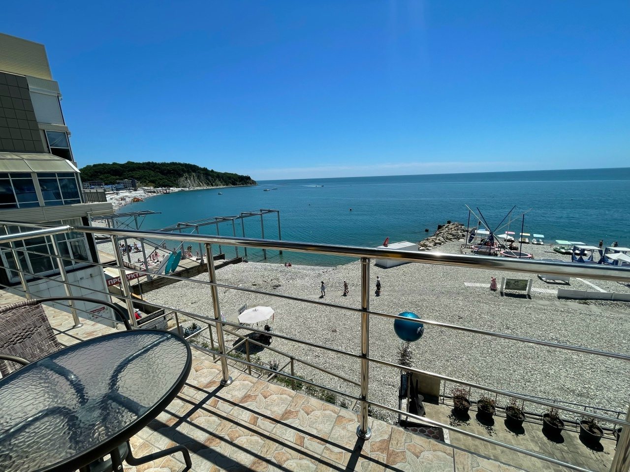 Апартаменты (С балконом с видом на море), Гостевой дом ЛаСкала