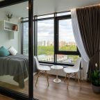Допускается размещение домашних животных, Апартаменты DE LUX panorama с видом на Кремль