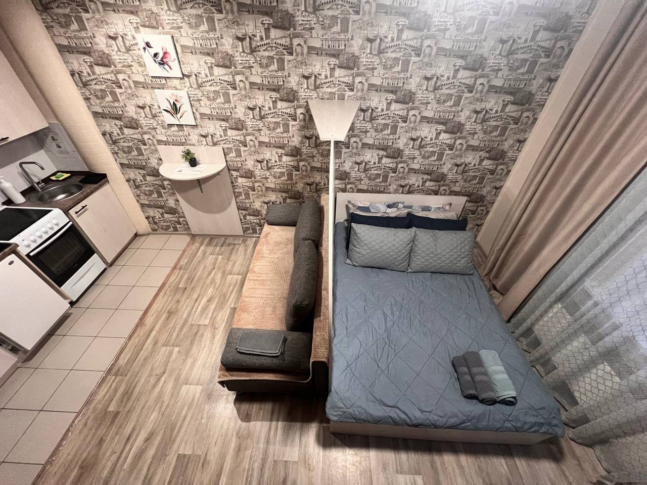 Апартаменты (Уютная студия), Апартаменты ВОЯЖ на улице 50 лет ВЛКСМ