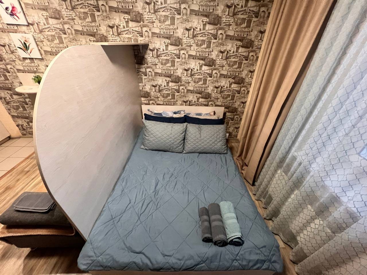 Апартаменты (Уютная студия), Апартаменты ВОЯЖ на улице 50 лет ВЛКСМ