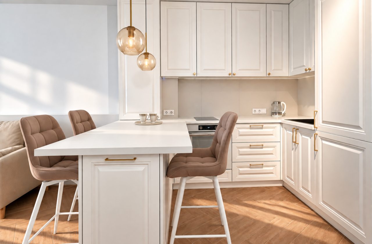 Возможность самостоятельного приготовления пищи, Апартаменты ApartMari в новом доме